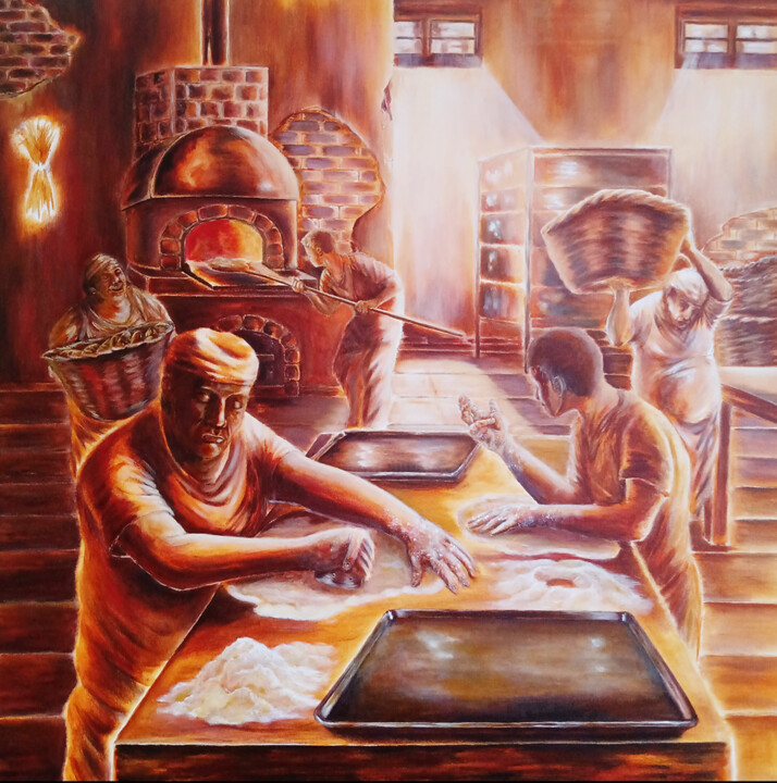 绘画,  39.4x39.4 in 