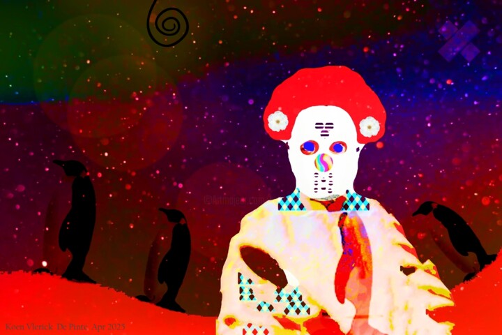 Digitale Kunst getiteld "greetings from Litt…" door Koen Vlerick, Origineel Kunstwerk, 2D Digital Work