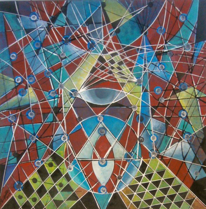 Nosso tempo ABR-30 绘画, 31.5x31.5 in