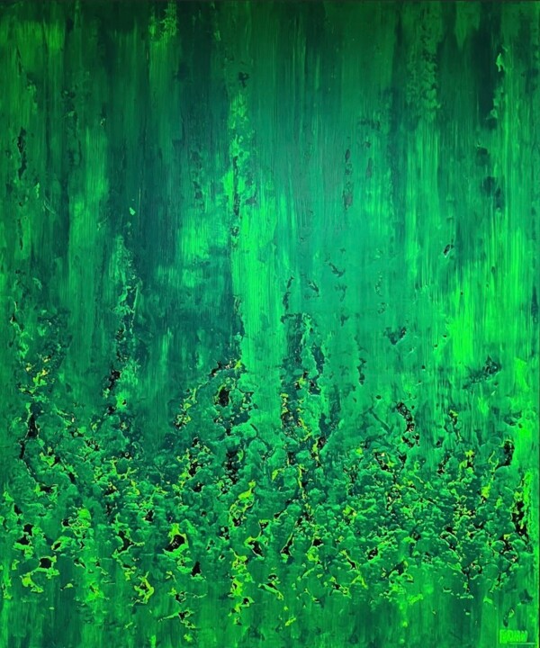 Painting titled "Field of Noise/Full…" by Uday Mastenbroek, Original Artwork, Acrylic