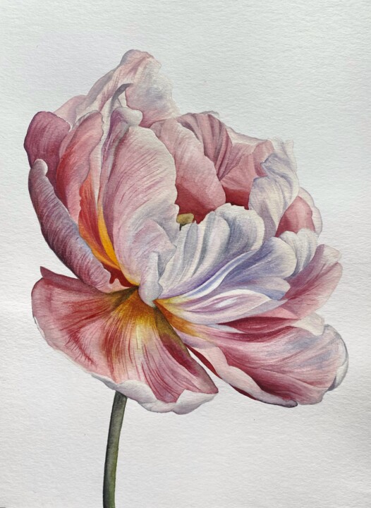 Let Me Bloom 绘画, 11.4x8.1 in