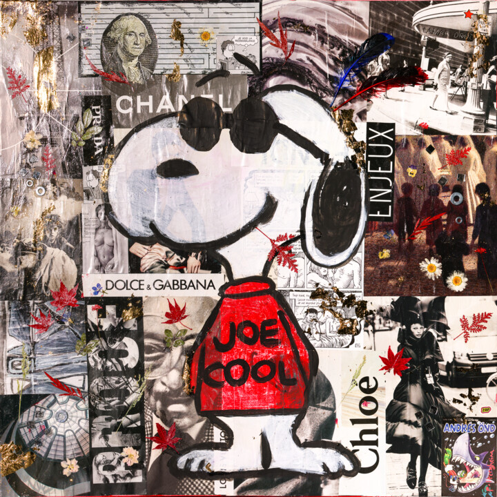 JOE COOL 绘画, 27.6x27.6 in