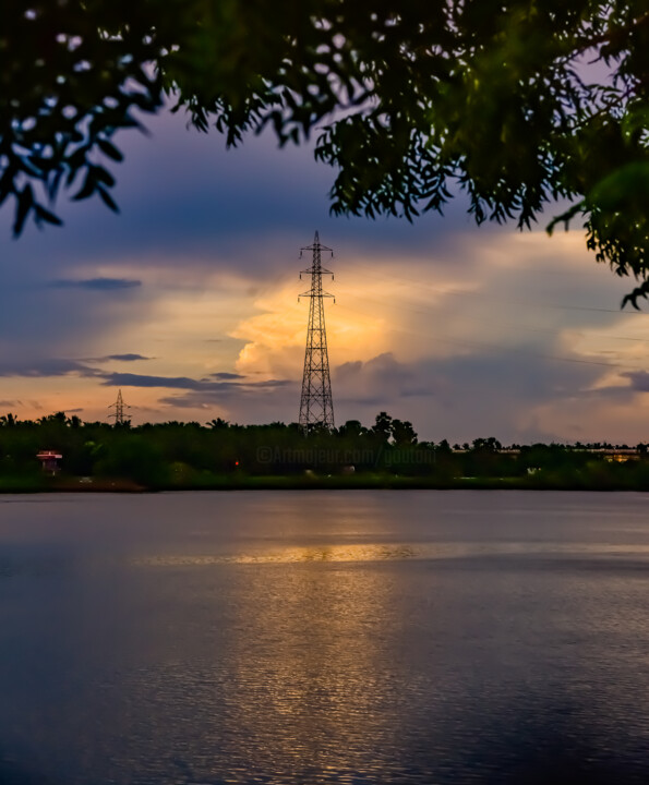 Photography titled "Godavari Series -16" by Goutam Chakraborty, Original Artwork, Digital Photography