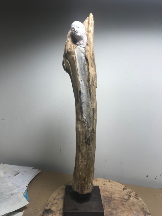 雕塑,  25.6x5.1 in 