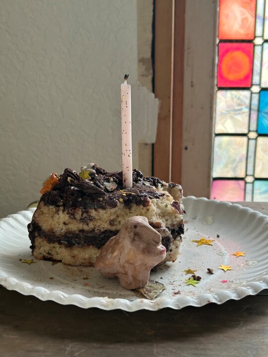 Textile Art titled "Ptsd" by Kari Hudelson, Original Artwork, Plastic