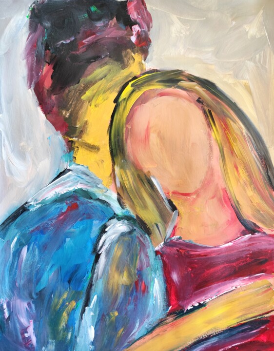 Together in strength Painting, 25.6x19.7 in