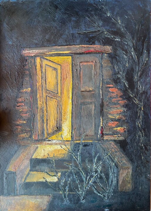 A Light in the Unknown 绘画, 16.5x11.8 in