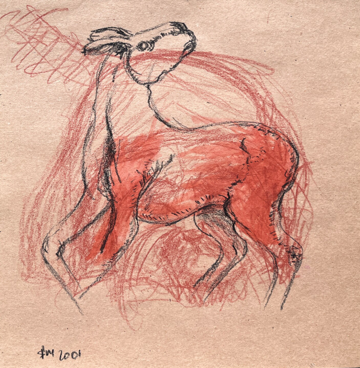 描画,  8.3x8.3 in 
