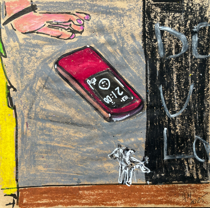 tt43 / Back to the Future - {$M} Tekening, 8,3x8,3 in