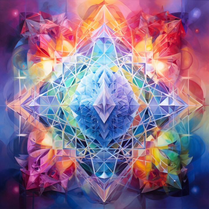 Digital Arts titled "Кристаллический Рас…" by Aleksandr Krivoruchko, Original Artwork, Digital Painting