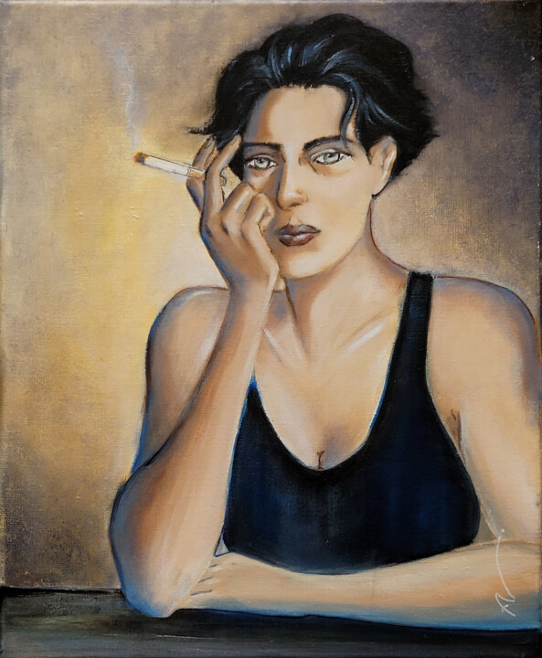 Léna 02 绘画, 18.1x15 in