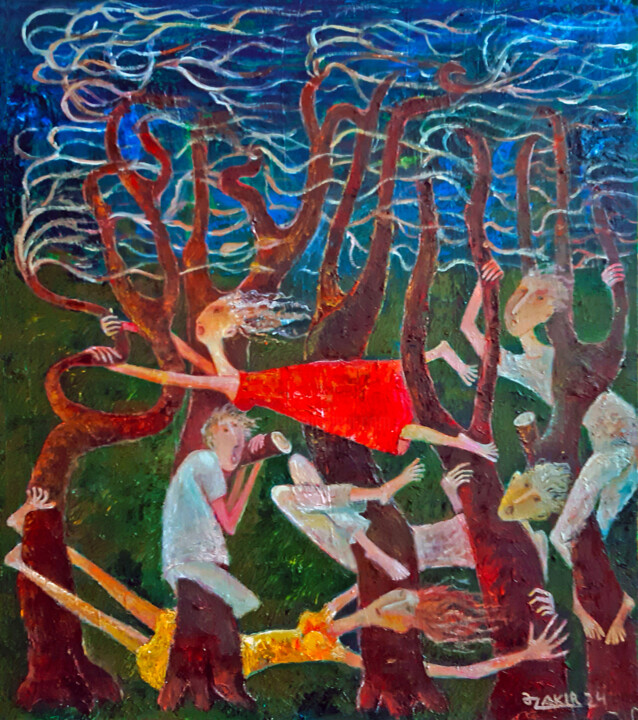 绘画,  27.6x31.5 in 