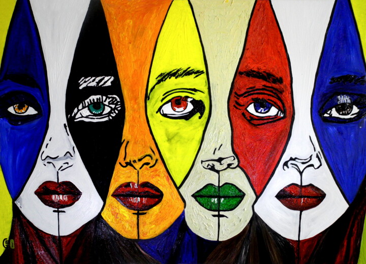 Quatr'un pour vers solitaires 2 绘画, 39.4x55.1 in
