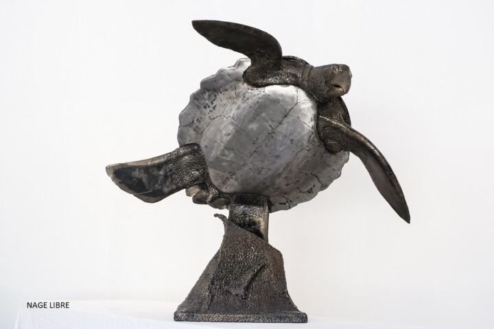 nage libre Sculptuur, 36,2x31,5 in