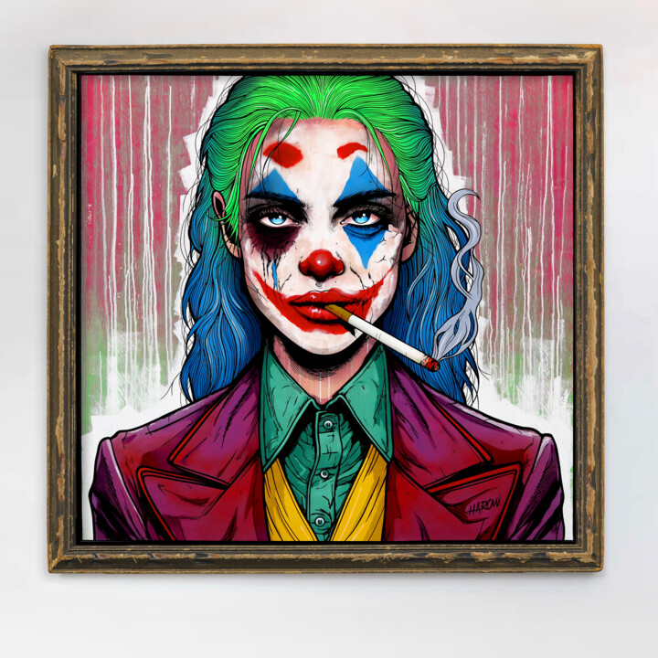 Joker 绘画, 59.1x59.1 in