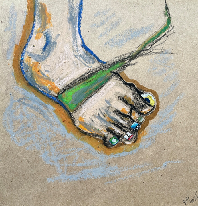 aщ4ш / Back to the Future - {$M} 图画, 8.3x8.3 in