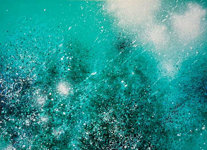 SUN SHINE AFTER THE STORM - Lucky charm serie 绘画, 29.1x39.4 in