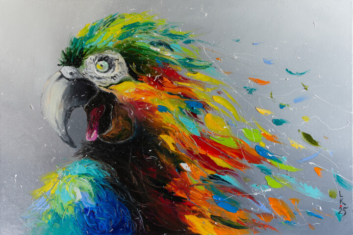 Scream of Freedom 绘画, 15.8x23.6 in