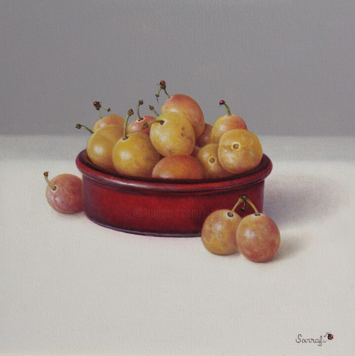 Les mirabelles Tablo, 7,9x7,9 in