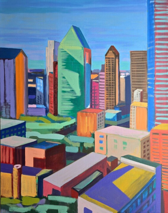 Dallas 绘画, 38x30 in