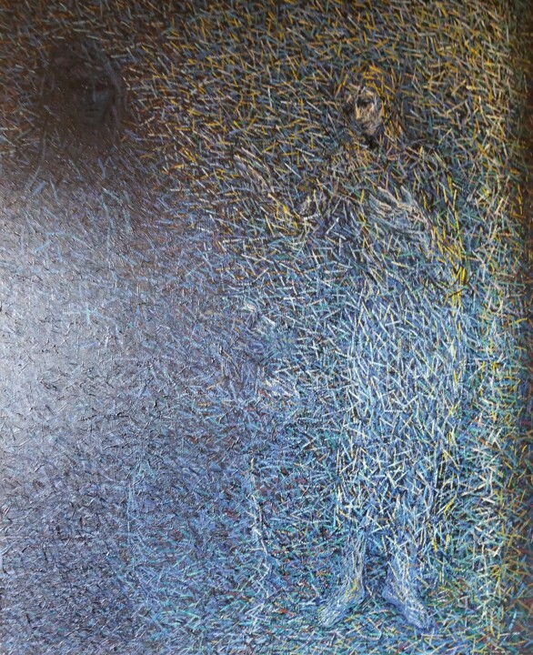 Pintura titulada "Mercy (DIV003)" por Atom Hovhanesyan, Obra de arte original, Oleo Montado en Bastidor de camilla de madera