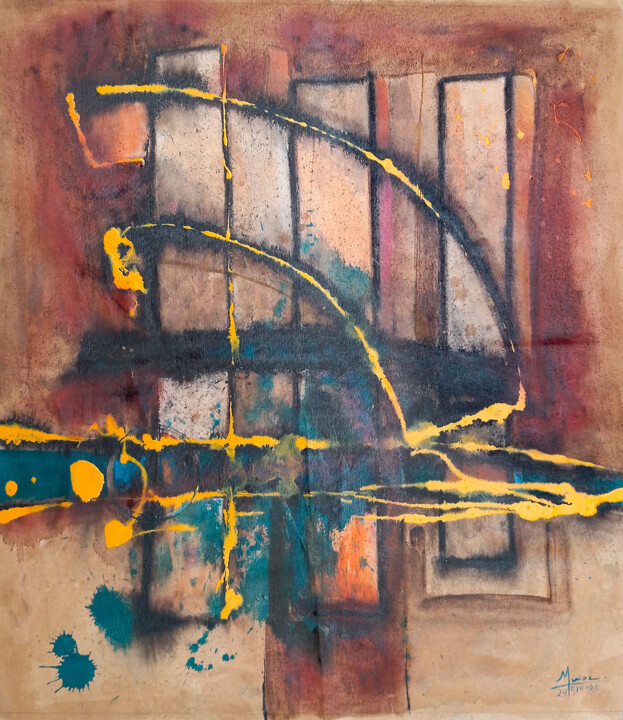 Tres figuras 绘画, 26x23.2 in