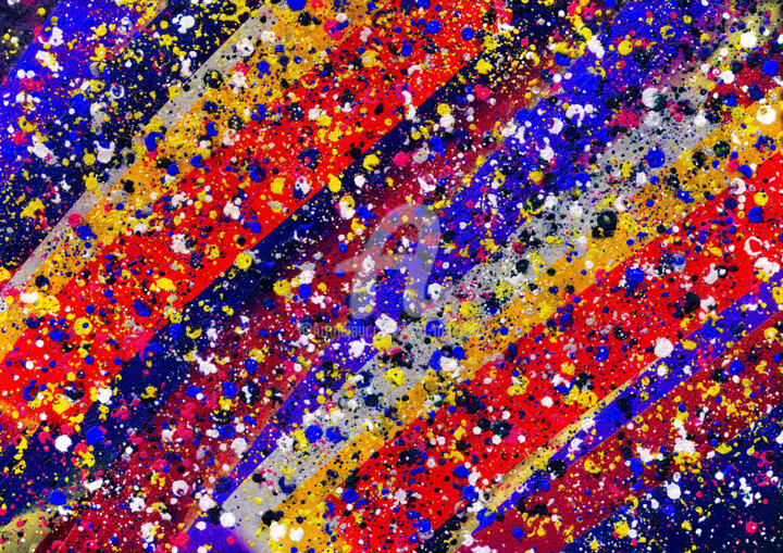 EXPLORER Digitale Kunst, 43,3x63 in