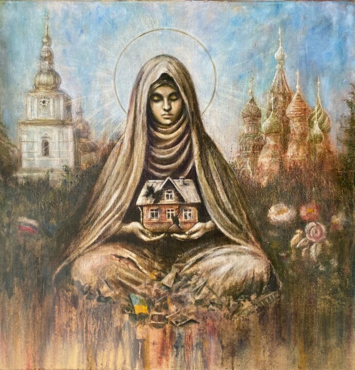 제목이 "Father’s House"인 미술작품 Natalia Pettersson로, 원작, 기름