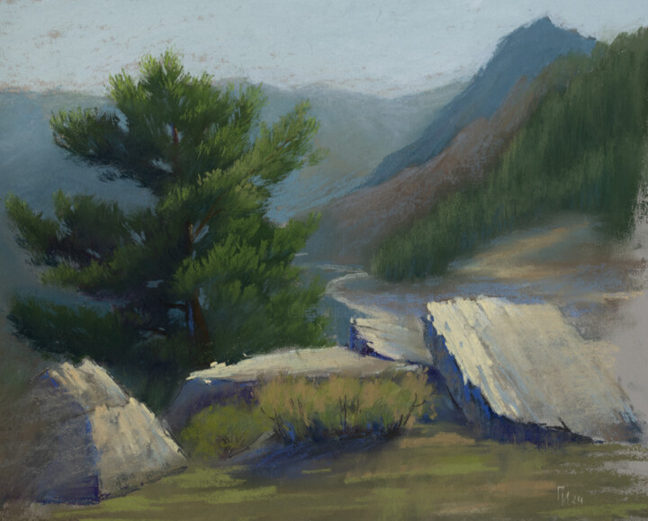 Breath of the Mountains Disegno, 11,4x14,2 in