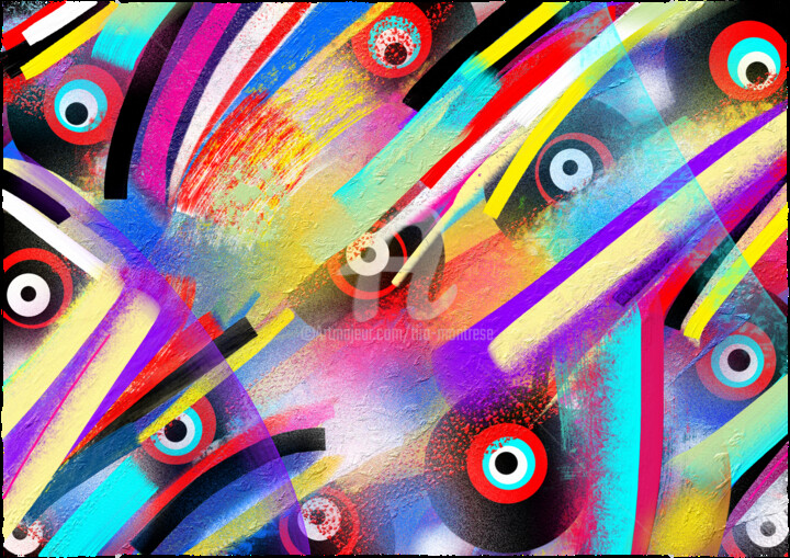 Digitale Kunst,  43,3x63 in 