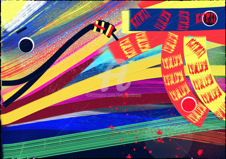 Digitale Kunst,  43,3x63 in 