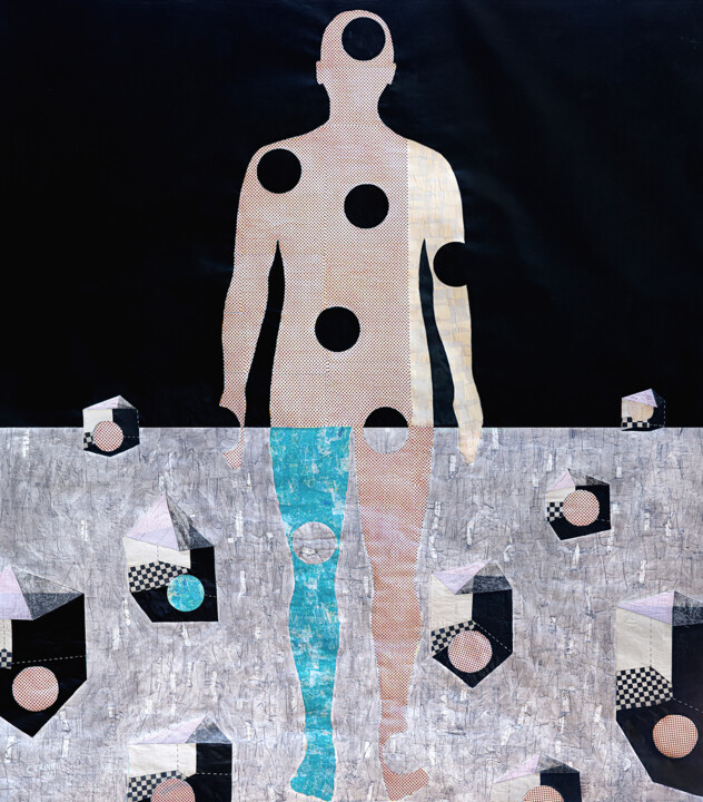 Κολάζ με τίτλο "The Other, the same…" από Chiara Criniti, Αυθεντικά έργα τέχνης, Ακρυλικό