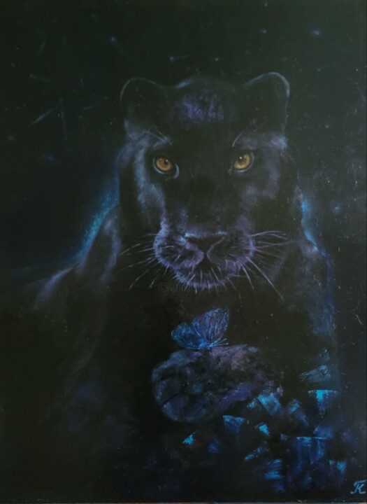 Черная королева Schilderij, 23,6x17,7 in
