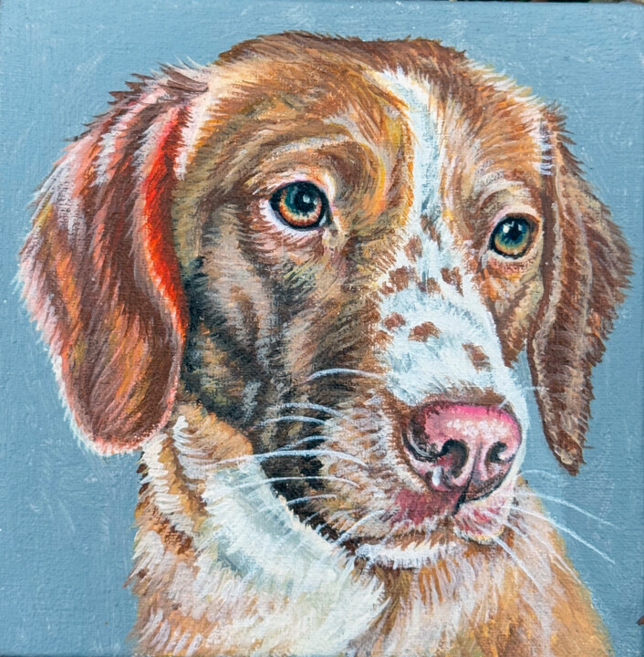 绘画,  3.9x3.9 in 