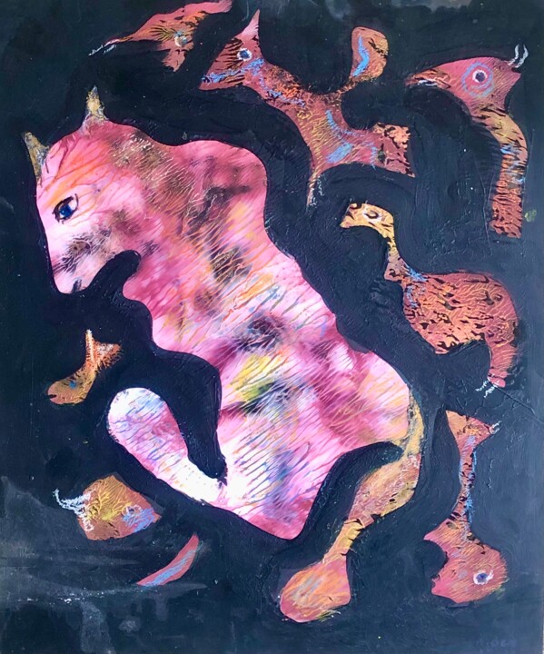 绘画,  13.8x16.9 in 