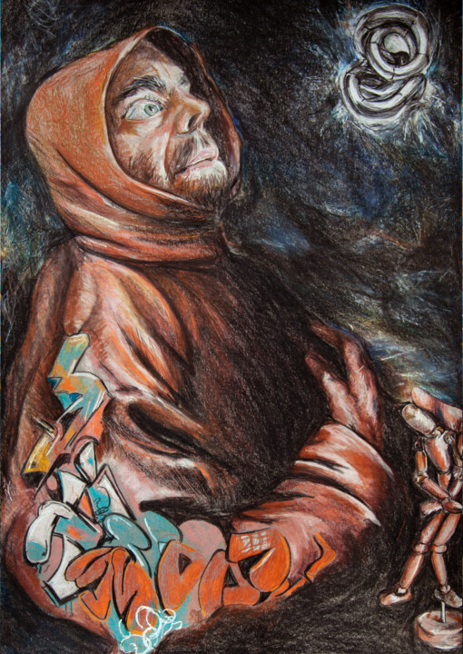 D'après Zurbaran Σχέδιο, 18x12 in