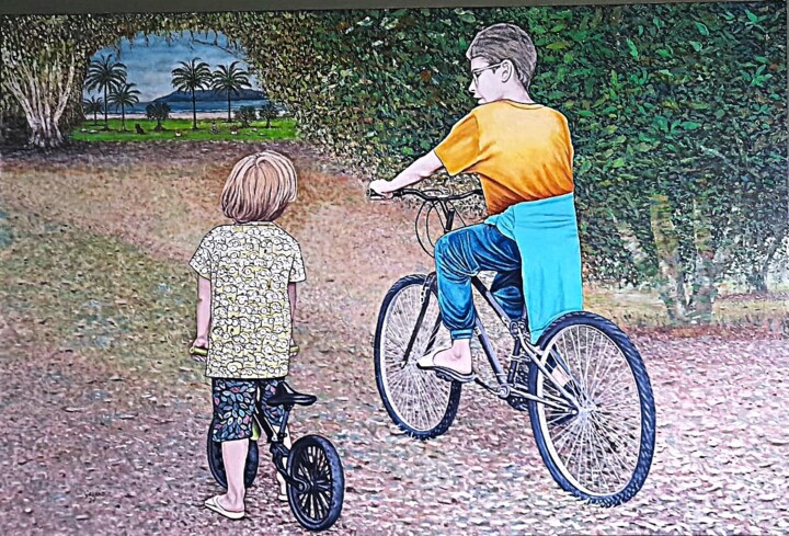 Fuga pra casa do Vovô 绘画, 31.5x47.2 in