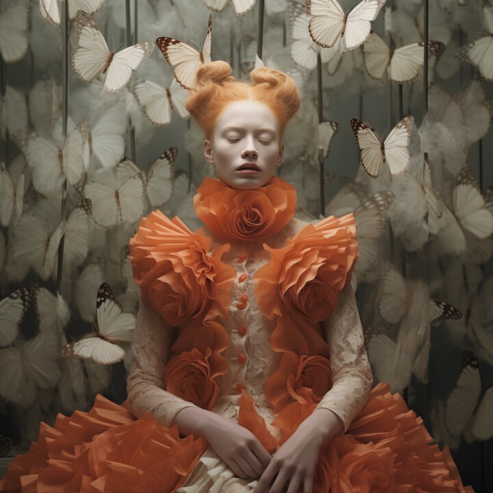 Symbiotic Visions 030 Metamorphosis Dijital Sanat, 36x36 in