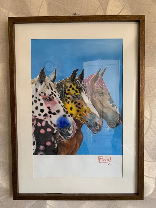Horse Avatar 绘画, 27.6x19.7 in