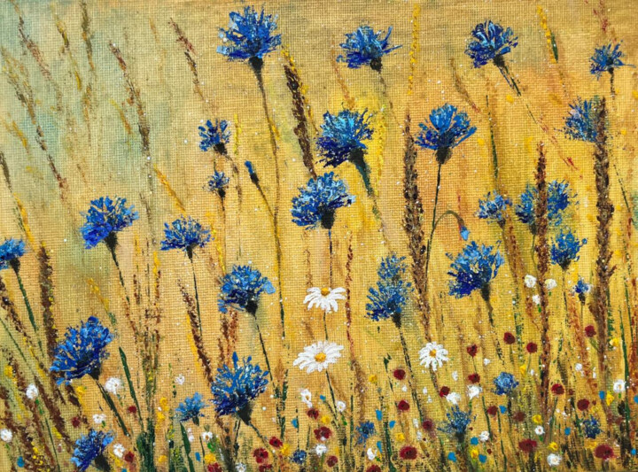 绘画 标题为“Summer in the Cornf…” 由Tatiana Mirnaya, 原创艺术品, 油
