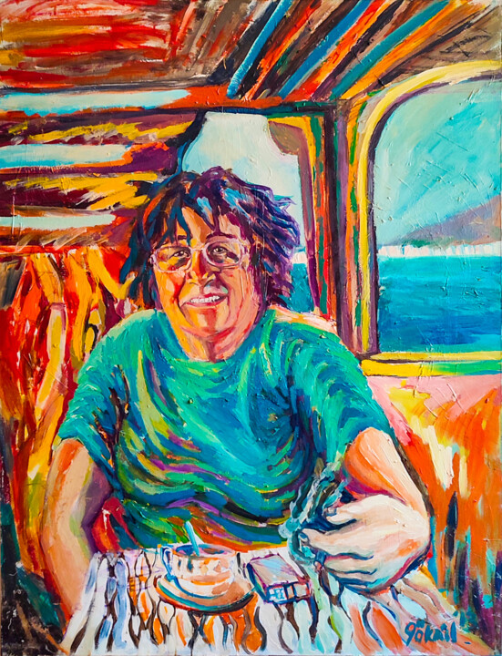 Honeymoon 绘画, 51.2x39.4 in
