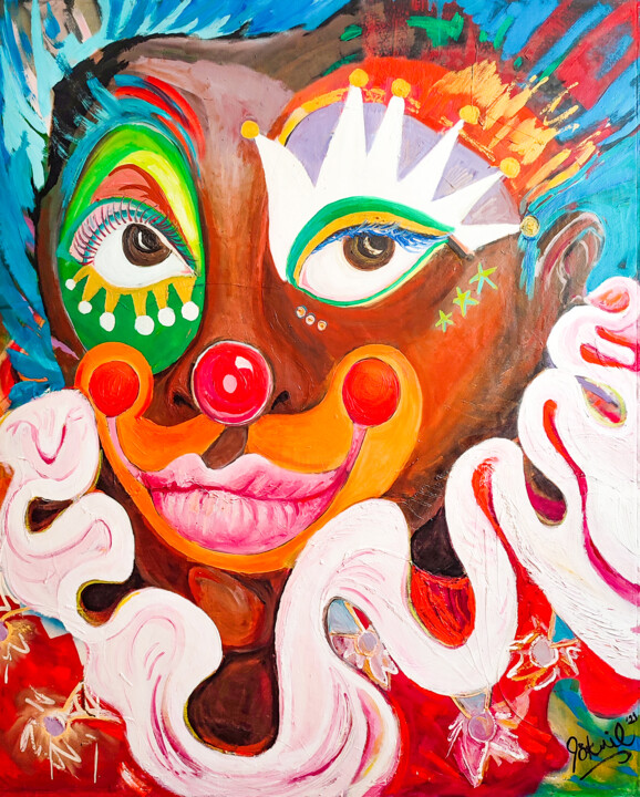 Harlequin Malarstwo, 63x55,1 in