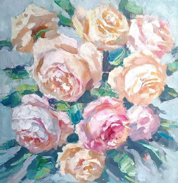 Tender Nostalgia Blossoms Картина, 56,5x55 in