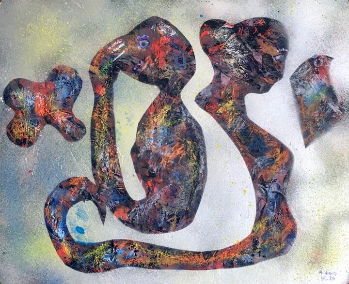 绘画,  16.9x13.8 in 