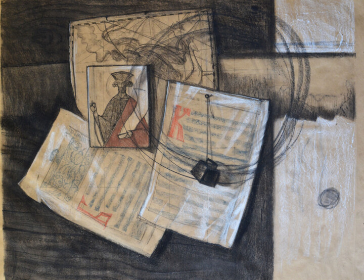 Drawing for painting "Psalms of David" Desenho, 30x34 in