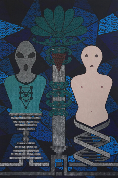 Genetic Manipulation Pittura, 78,7x51,2 in