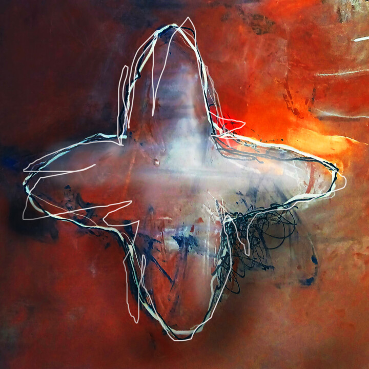 Digitale Kunst getiteld "Rigel" door Martin Zanollo, Origineel Kunstwerk, Digitale collage