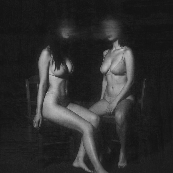 Digital Arts titled "Parallel Disfigurat…" by Felipe Hueb, Original Artwork, Manipulated Photography