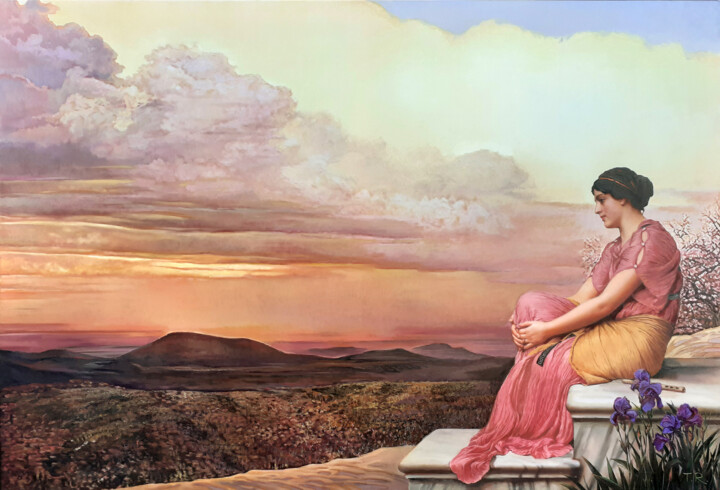 HESPERIS, A SUNSET NYMPH Картина, 31,5x47,2 in