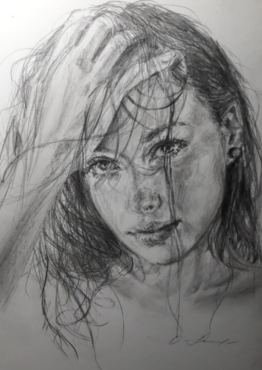 图画,  11.7x8.3 in 